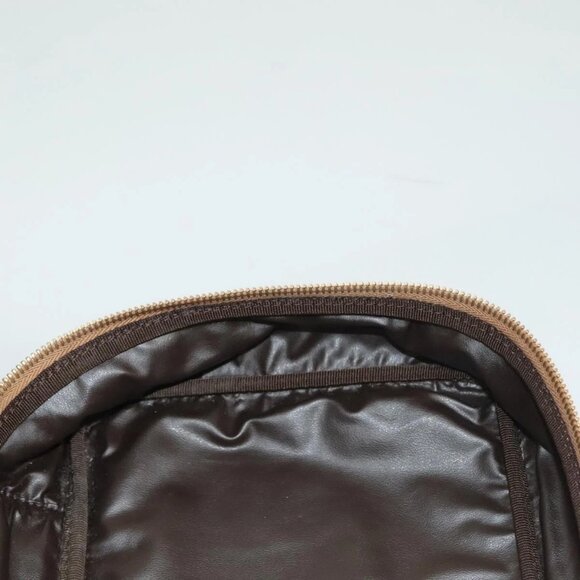 Authentic FENDI Zucca Canvas Vanity Pouch Beige Gold bst551-112825 - Picture 13 of 16